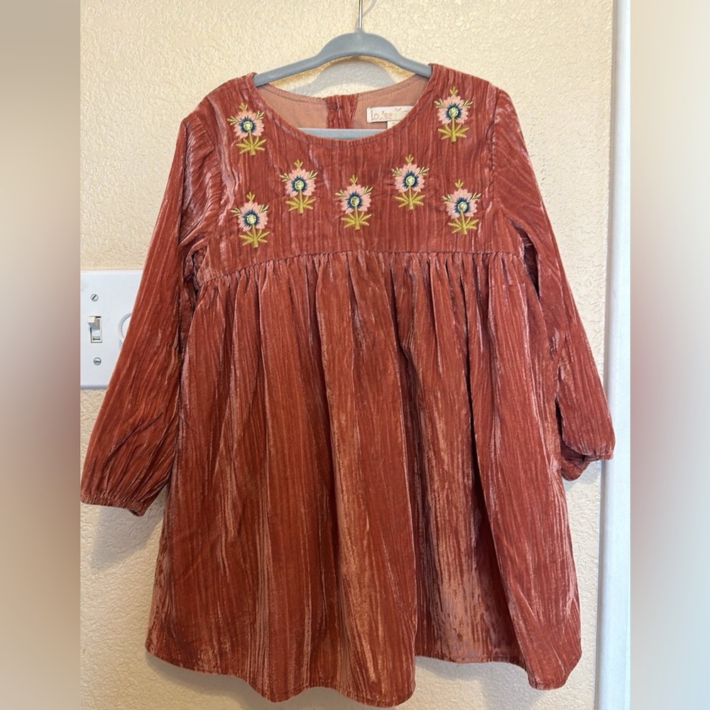 Louise Misha Crushed Velvet Dress